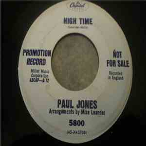 Paul Jones - High Time / It Is Coming Closer download flac mp3