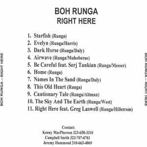 Boh Runga - Right Here download flac mp3