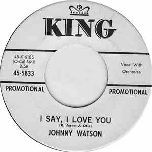 Johnny Watson - I Say, I Love You / You Better Love Me download flac mp3