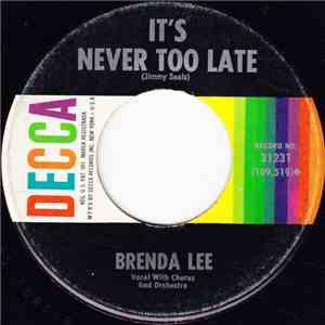 Brenda Lee - It's Never Too Late / You Can Depend On Me download flac mp3