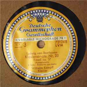 Ludwig van Beethoven · Wilhelm Kempff - Klaviersonate Nr. 23 download flac mp3