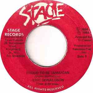 Eric Donaldson - Proud To Be Jamaican download flac mp3