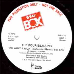 Frankie Valli & The Four Seasons - Oh What A Night (December, 1963) (Ben Liebrand Re-Mix 1988) download flac mp3