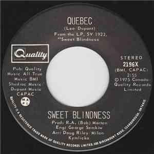 Sweet Blindness - Quebec / National Poddy download flac mp3
