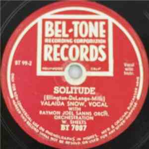 Valaida Snow With Raymon Joel Sanns Orch. - Solitude / I Must Have That Man download flac mp3