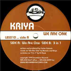 Kriya - We Are One download flac mp3