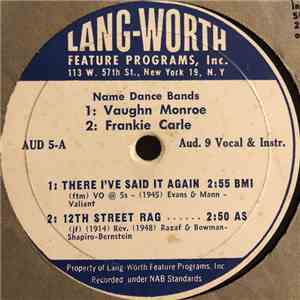 Various - Name Dance Bands download flac mp3