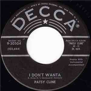 Patsy Cline - I Don't Wanta / Then You'll Know download flac mp3