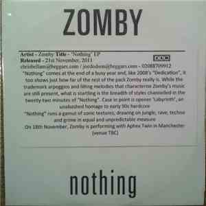Zomby - Nothing EP download flac mp3