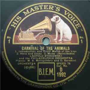 Leopold Stokowski And The Philadelphia Orchestra - Carnival Of The Animals / Song Without Words download flac mp3