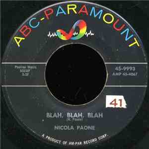 Nicola Paone - Blah, Blah, Blah download flac mp3
