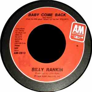Billy Rankin - Baby Come Back download flac mp3
