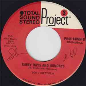 Tony Mottola - It's Too Late download flac mp3