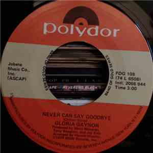 Gloria Gaynor - Never Can Say Goodbye / Honey Bee download flac mp3