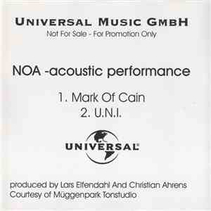 Noa - Acoustic Performance flac mp3 download