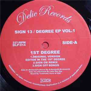 Sign 13 - Degree E.P. Vol.1 download flac mp3