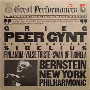 Grieg / Sibelius / New York Philharmonic, Leonard Bernstein - Peer Gynt Suites No. 1 & 2 / Valse Triste, Finlandia, The Swan Of Tuonela download flac mp3
