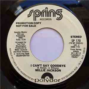 Millie Jackson - I Can't Say Goodbye flac mp3 download
