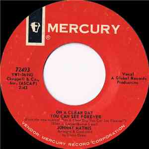 Johnny Mathis - On A Clear Day You Can See Forever / Come Back To Me download flac mp3