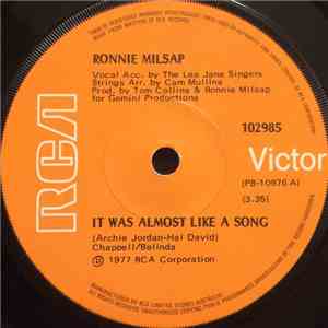 Ronnie Milsap - It Was Almost Like A Song download flac mp3