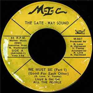 All The People - We Must Be (Good For Each Other) download flac mp3
