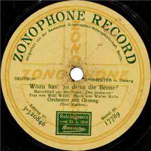 Zonophone-Orchester Berlin - Wozu Hast Du Denn Die Beene? / Wenn Ein Mädel Einen Herrn Hat download flac mp3