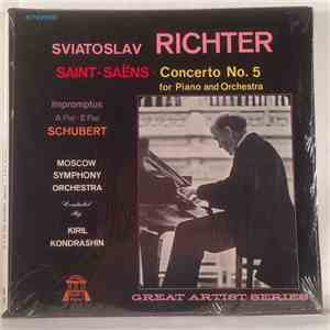 Sviatoslav Richter, Franz Schubert, Camille Saint-Saëns, The Moscow Symphony Orchestra - Concerto No. 5 In F "The Egyptian"/ Impromptus E-flat & A-flat download flac mp3