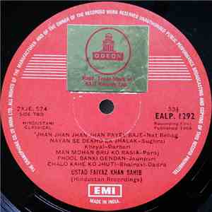 Ustad Faiyaz Khan Sahib - Ustad Faiyaz Khan Sahib download flac mp3