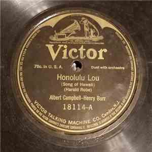 Albert Campbell  - Henry Burr / Charles Harrison  - Herbert Stuart - Honolulu Lou (Song Of Hawaii) / I Lost My Heart in Honolulu download flac mp3