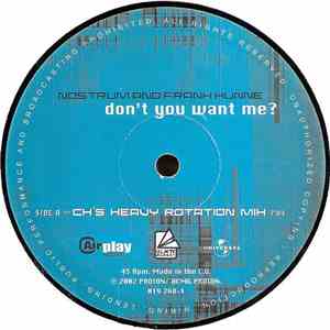 Nostrum & Frank Kunne - Don't You Want Me download flac mp3