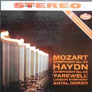 Mozart, Haydn, Antal Dorati, London Symphony - Symphony No. 40 · Symphony No. 45 "Farewell" download flac mp3