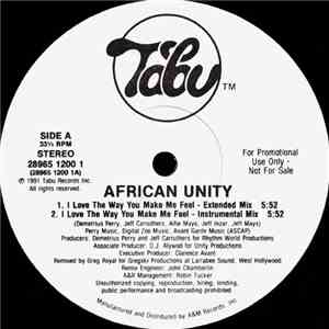 African Unity - I Love The Way You Make Me Feel download flac mp3