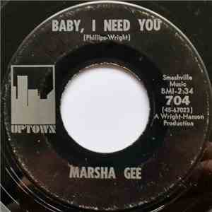 Marsha Gee - Baby, I Need You download flac mp3