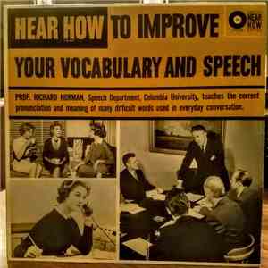 Richard Norman - How To Improve Your Vocabulary and Speech flac mp3 download