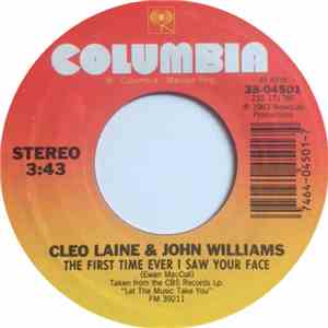 Cleo Laine And John Williams  - The First Time Ever I Saw Your Face download flac mp3