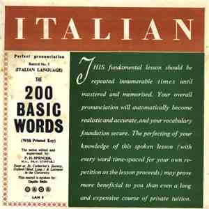 Danilo Bullo - Italian - The 200 Basic Words download flac mp3