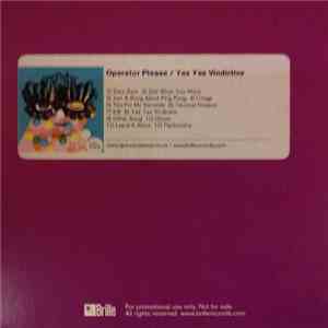 Operator Please - Yes Yes Vindictive download flac mp3