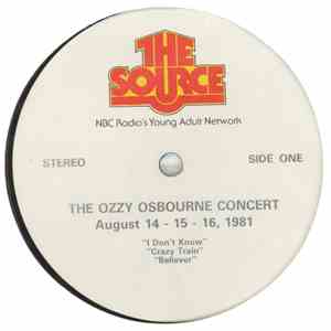 Ozzy Osbourne - The Ozzy Osbourne Concert August 14 - 15 - 16, 1981 download flac mp3