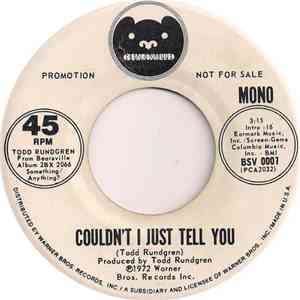 Todd Rundgren - Couldn't I Just Tell You download flac mp3