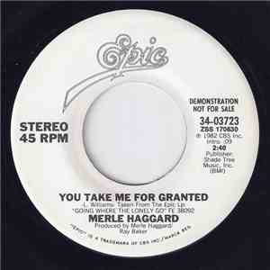 Merle Haggard - You Take Me For Granted download flac mp3