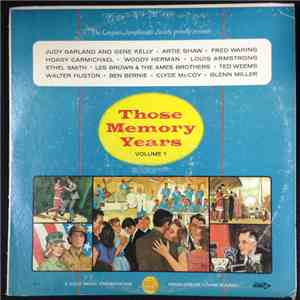 Various - Those Memory Years Volume 1 download flac mp3
