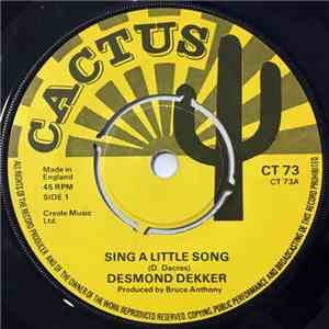 Desmond Dekker - Sing A Little Song download flac mp3