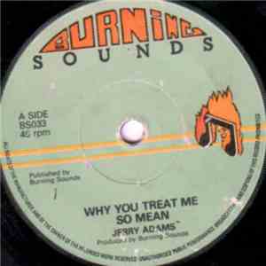 Jerry Adams - Why You Treat Me So Mean download flac mp3