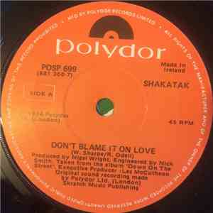 Shakatak - Don't Blame It On Love download flac mp3
