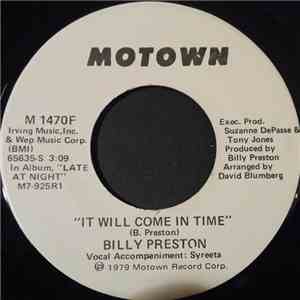 Billy Preston - It Will Come In Time download flac mp3