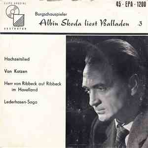 Burgschauspieler Albin Skoda - Liest Balladen 3 download flac mp3