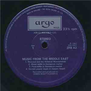 Deben Bhattacharya - Music From The Middle East download flac mp3