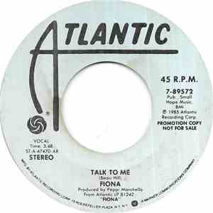 Fiona  - Talk To Me download flac mp3