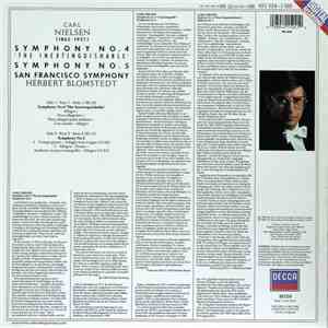 Carl Nielsen - Symphonies 4 And 5 download flac mp3