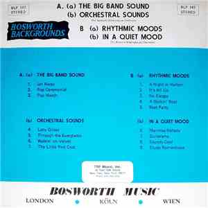 The Bernard Ebbinghouse Orchestra - The Big Band Sound / Orchestral Sounds / Rhytmic Moods / In A Quiet Mood flac mp3 download